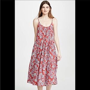 Xirena Tierney Red Floral Dress sz S